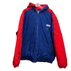 Nike New York Giants Football Team NFL Jacket Mens Blue Jacket XL